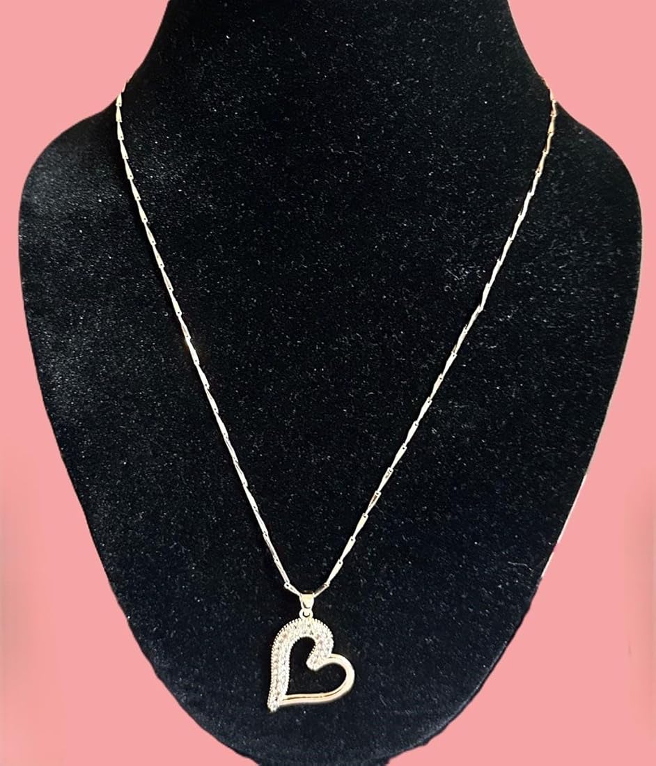 Sterling Silver Heart Shine Pendant