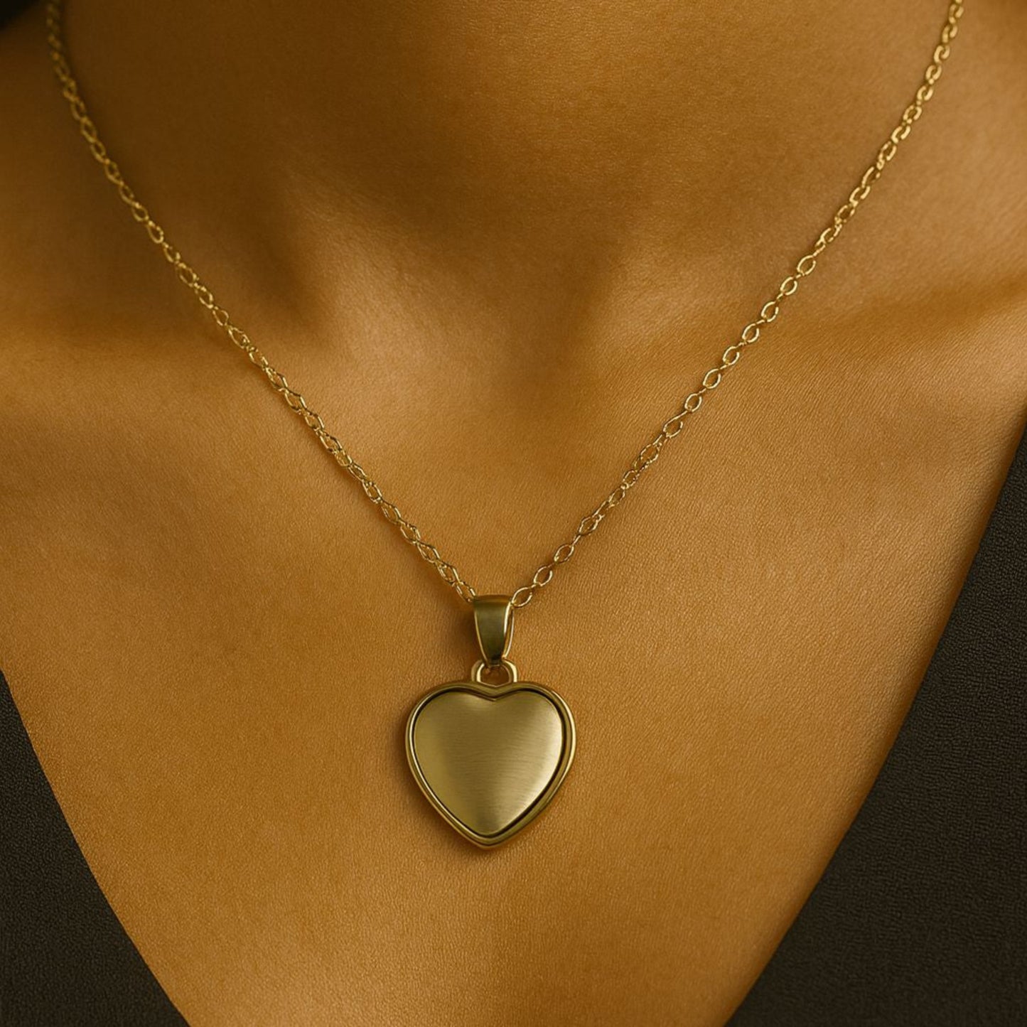 Aesthetic Trendy Heart Locket