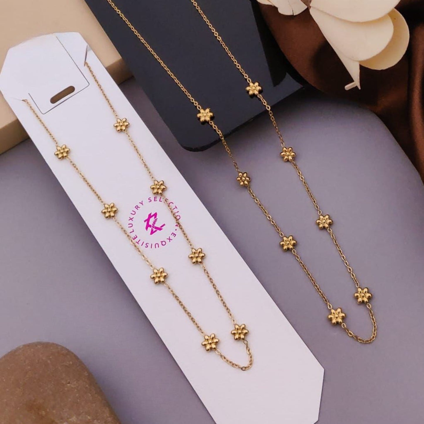 Dainty Floral Charm Pendant