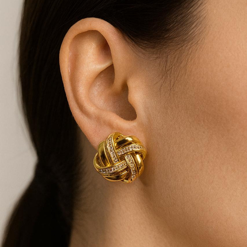 Gold plated Ad intangeld Studs