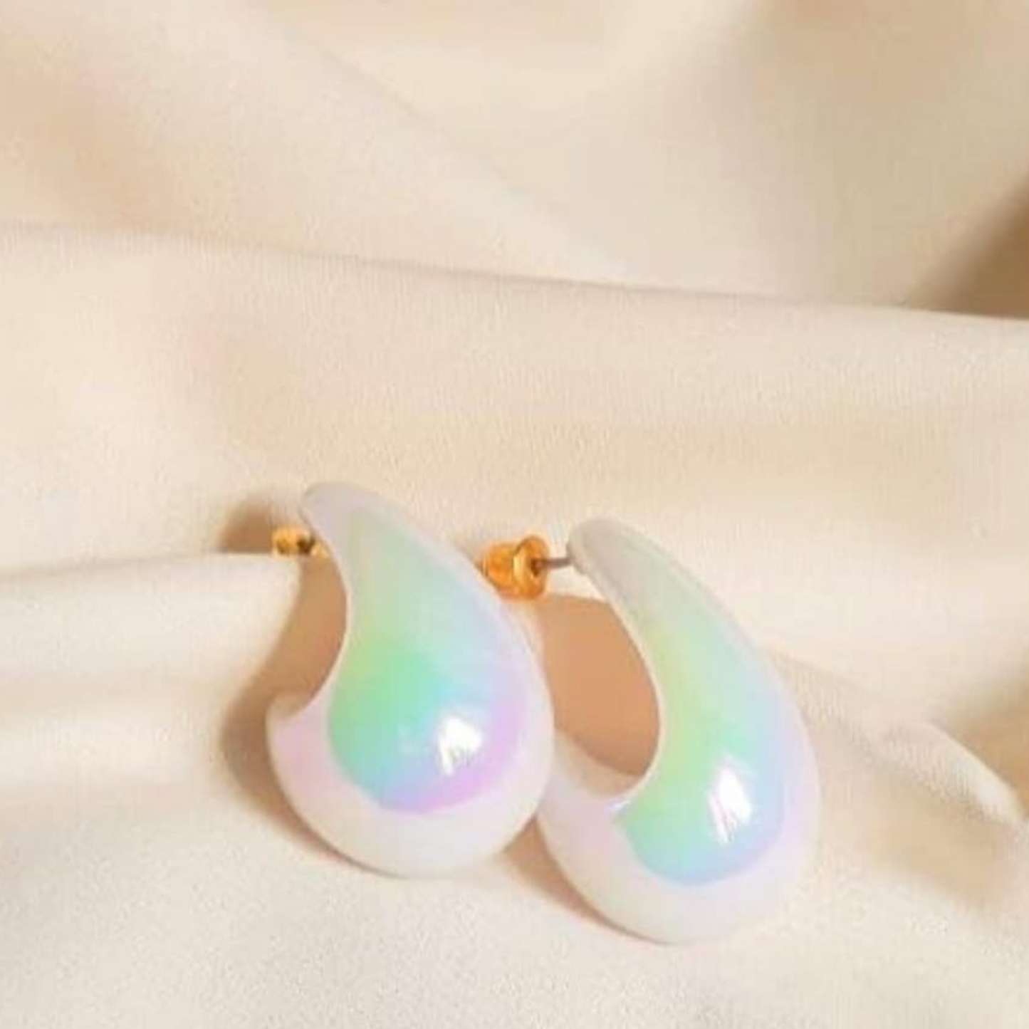 Silver Tear Drop Earring
