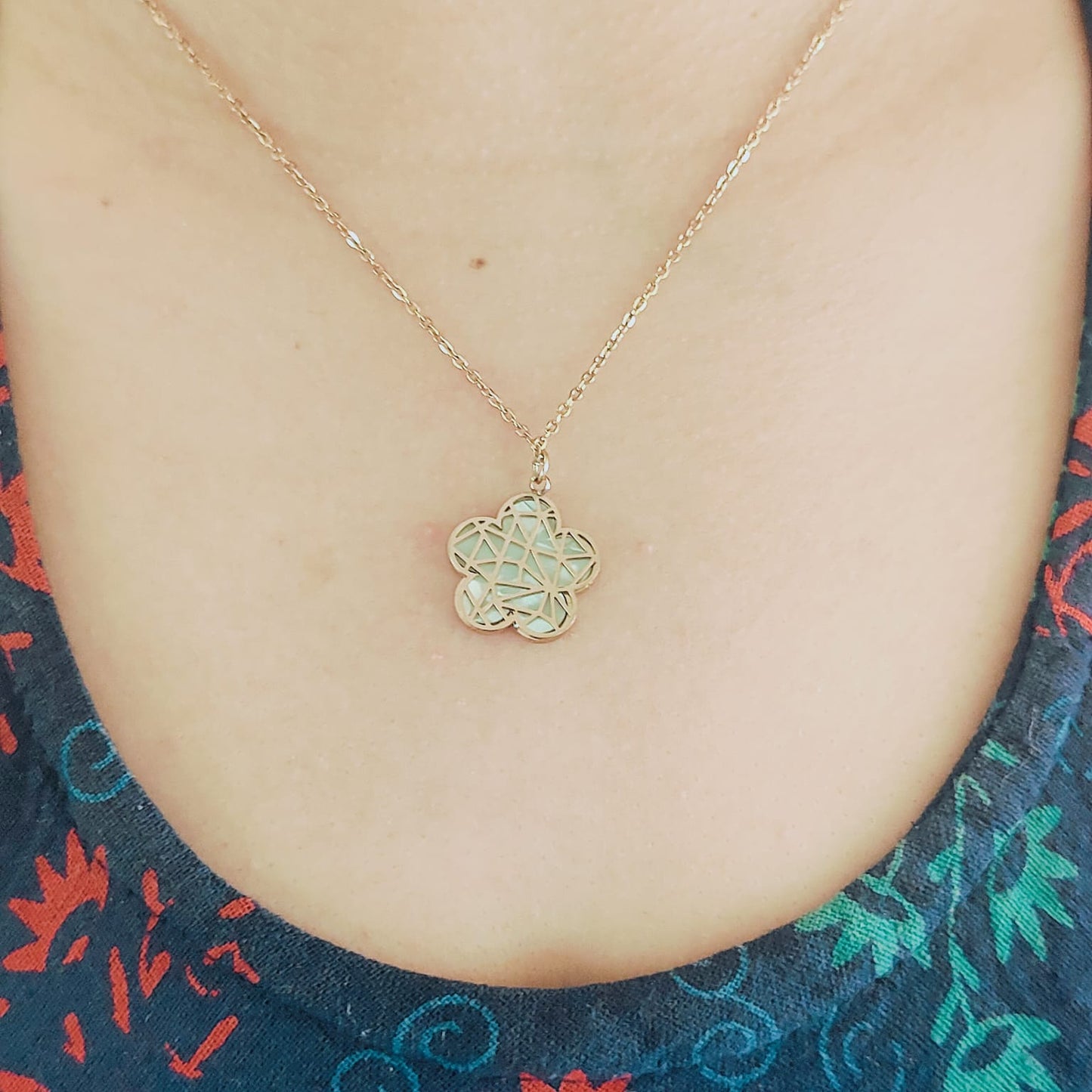 Rose Gold Necklace Set