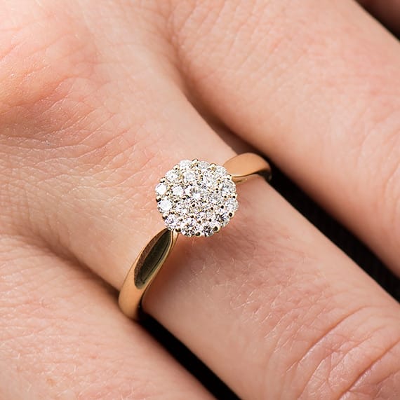 Rose Gold Ad Ring