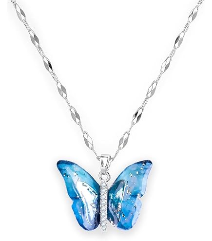 Blue Butterfly Pendant