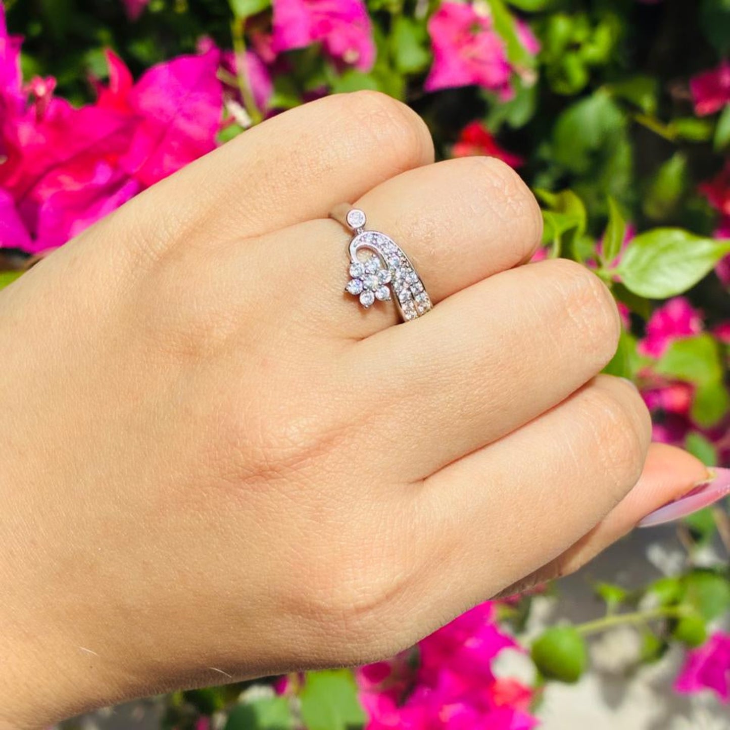 Blossom chic Silver Ring