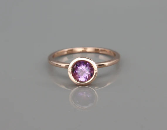 Purple Gem stone Ring