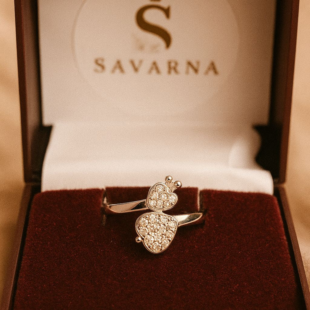 Silver Toned Ring for women