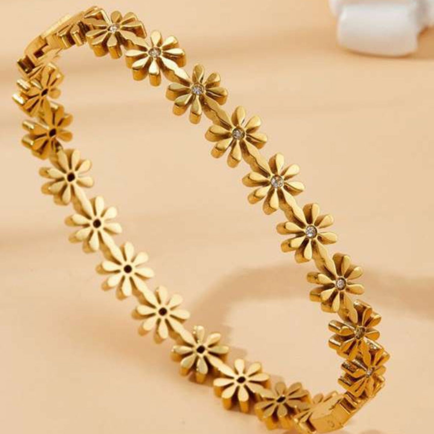 Dainty Baby Size Floral Handcuff