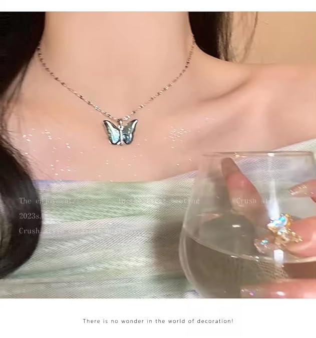 Blue Butterfly Pendant