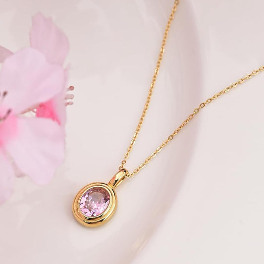 Purple Gold Toned Pendant