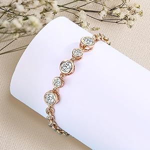 Zircon Gold Plated Bracelet