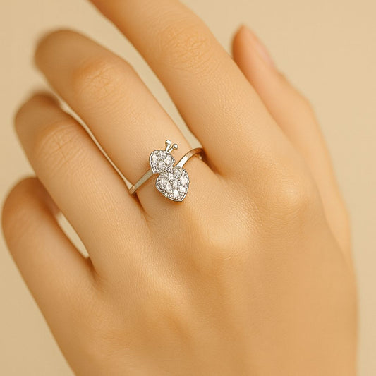 Silver Toned Ring for women