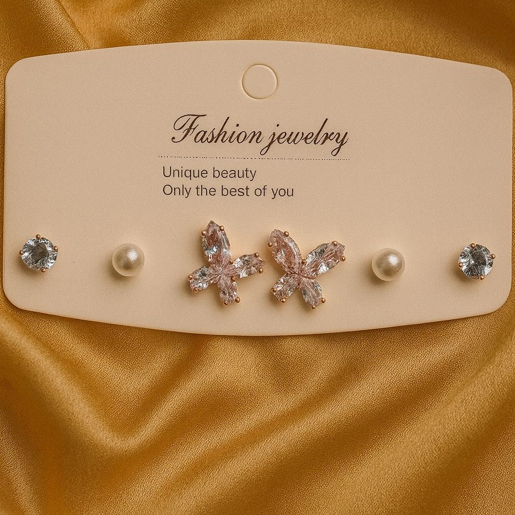 6 pair rosegold Combo