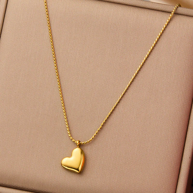 Gold Plated Heart Pendant