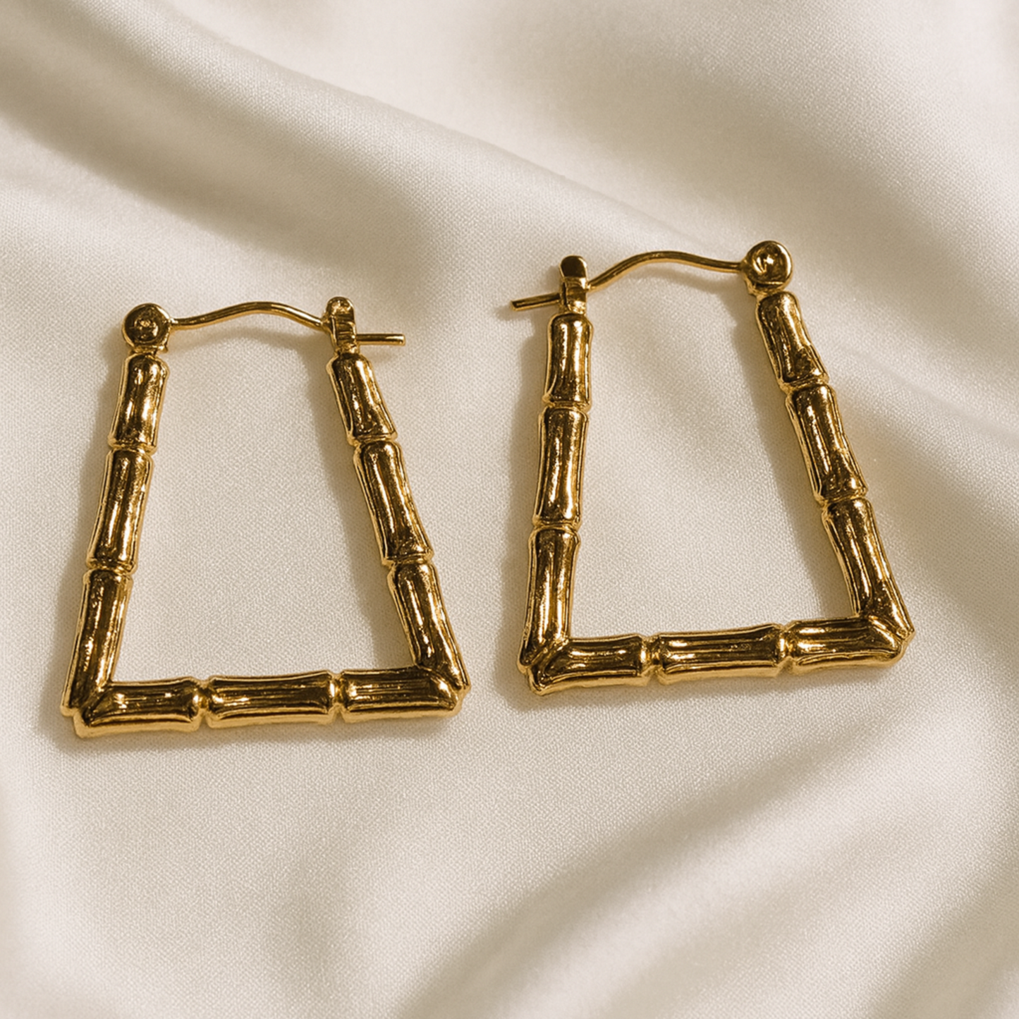 stainless Steel Gemeotric Hoops