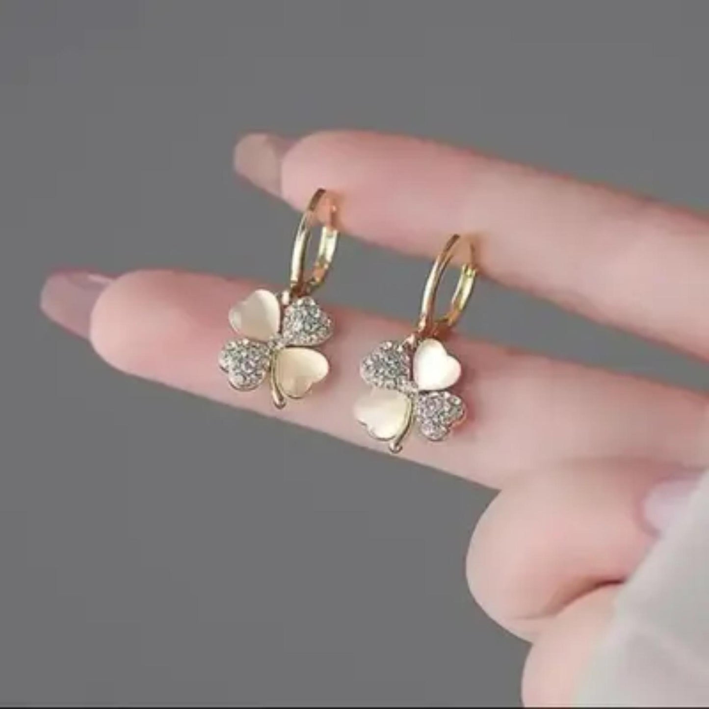 Cluster Clip on Earrings