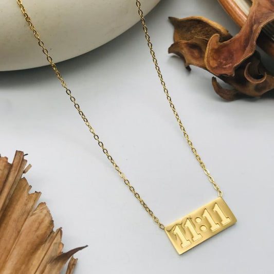 11 :11 Gold plated Pendant