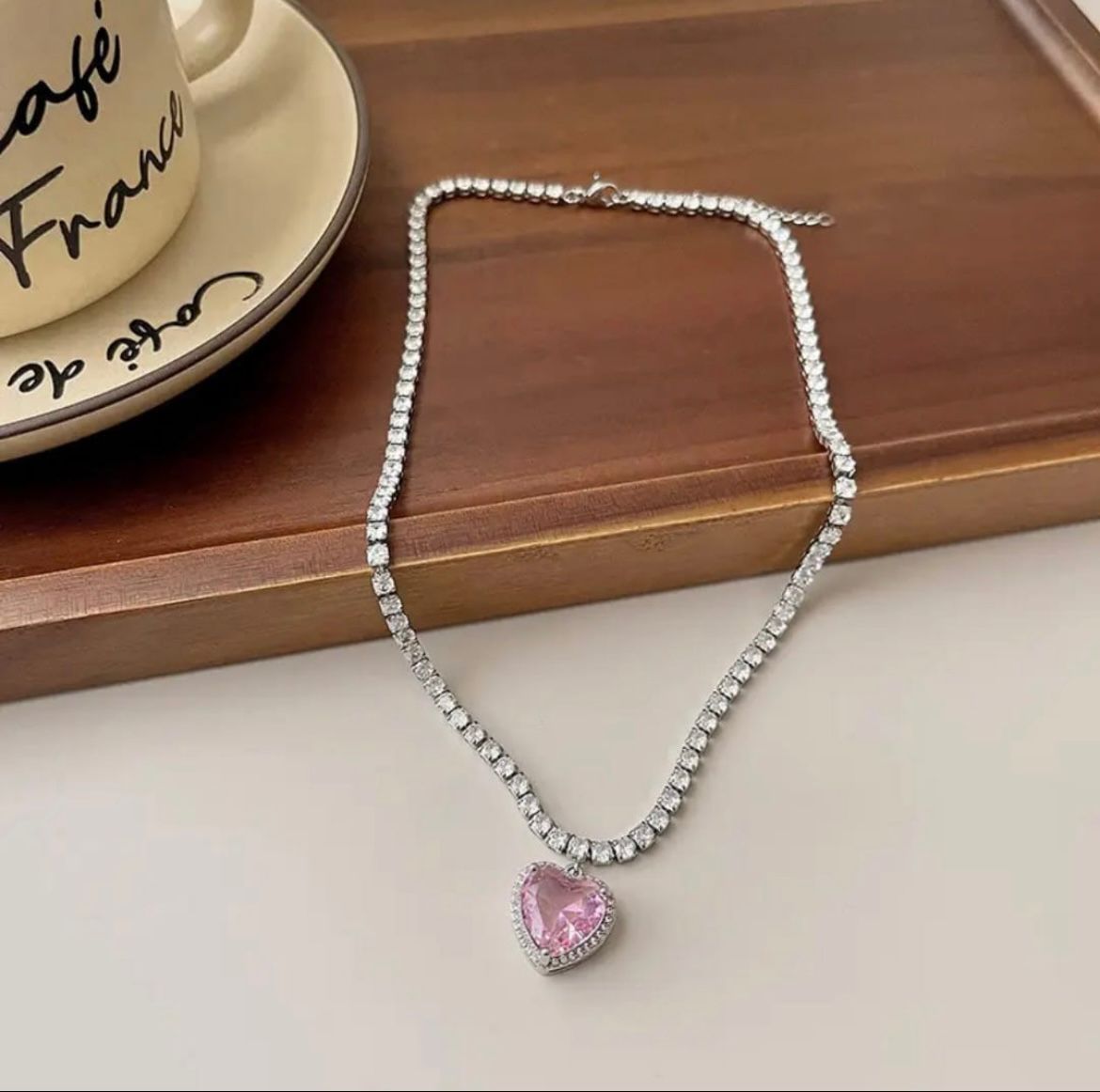 pink silver  Pendant