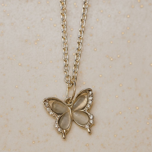 Silver Butterfly Pendant