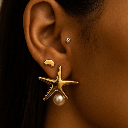 Pearl Star 3 pair Combo Stud