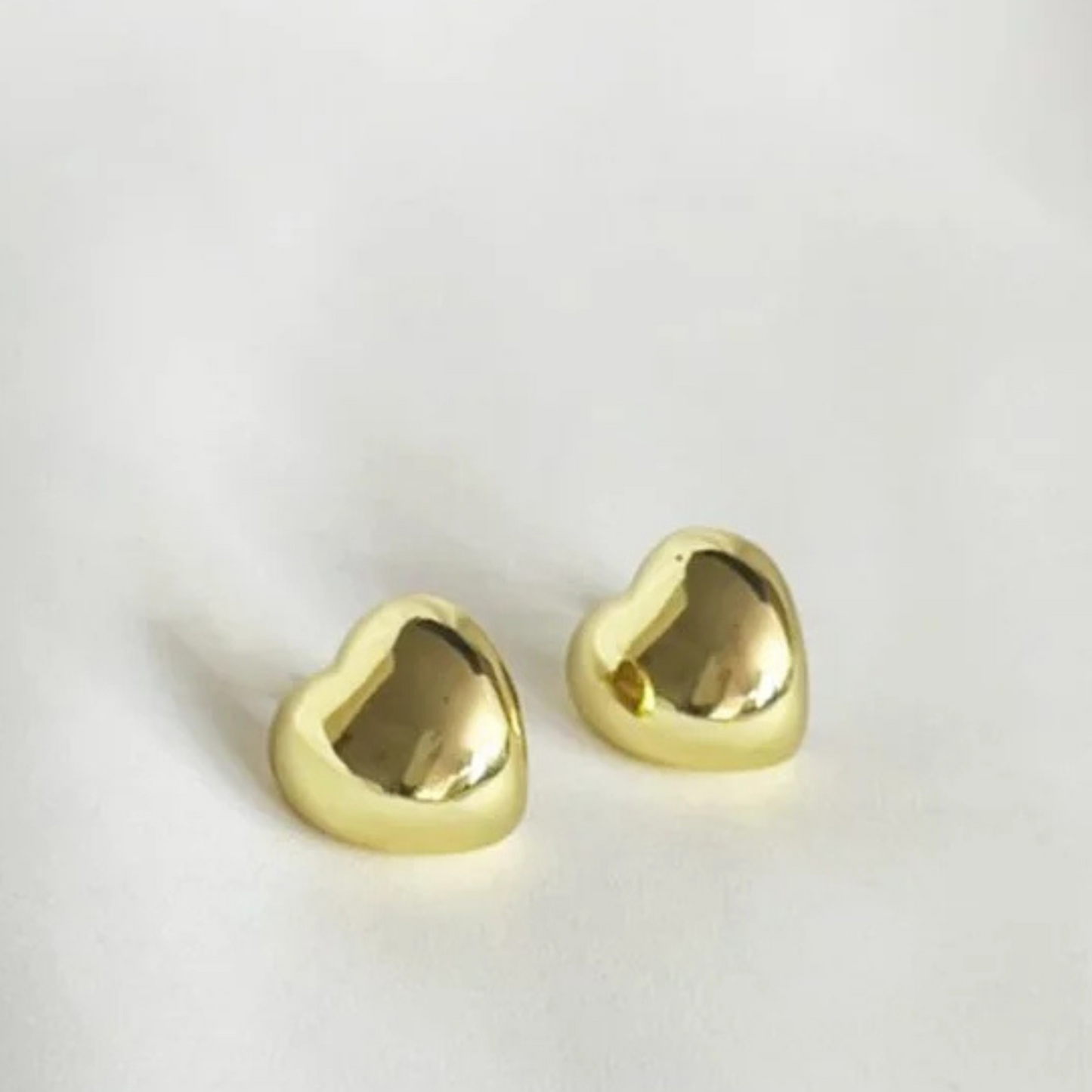 Heart Gold Plated Earring