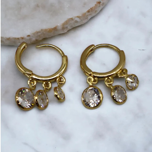 Heart Drop Earring
