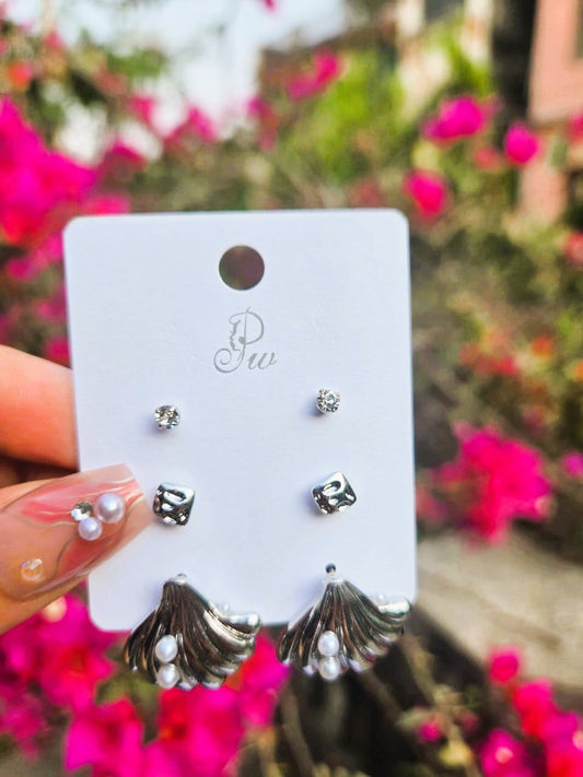 Pearl Earring Combo