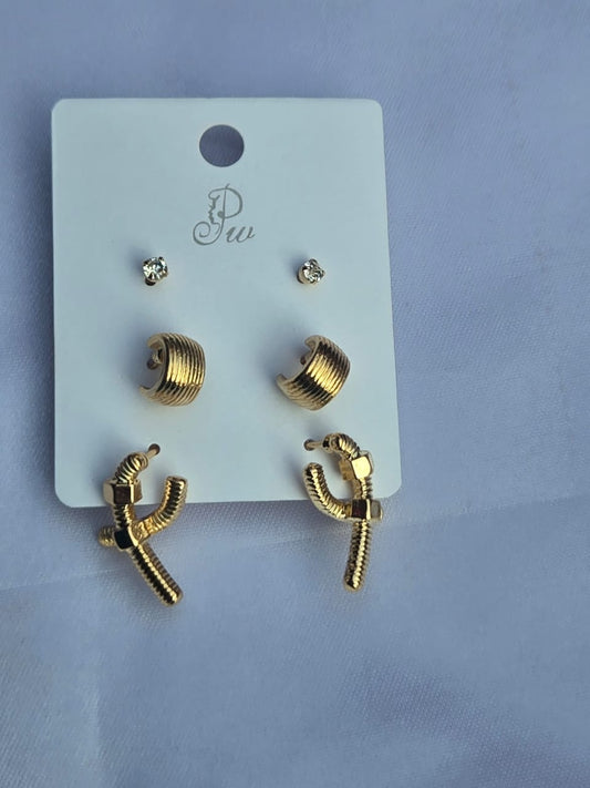 Screw Holder Earring Cobo