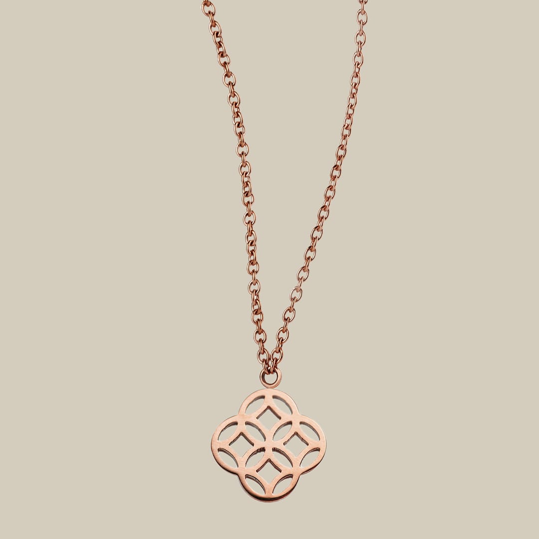 Rose Gold Necklace Set