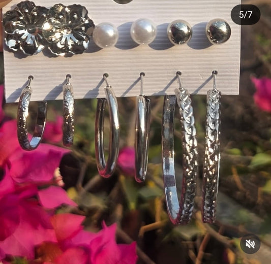 Combo Hoop Stainless Steel Earring