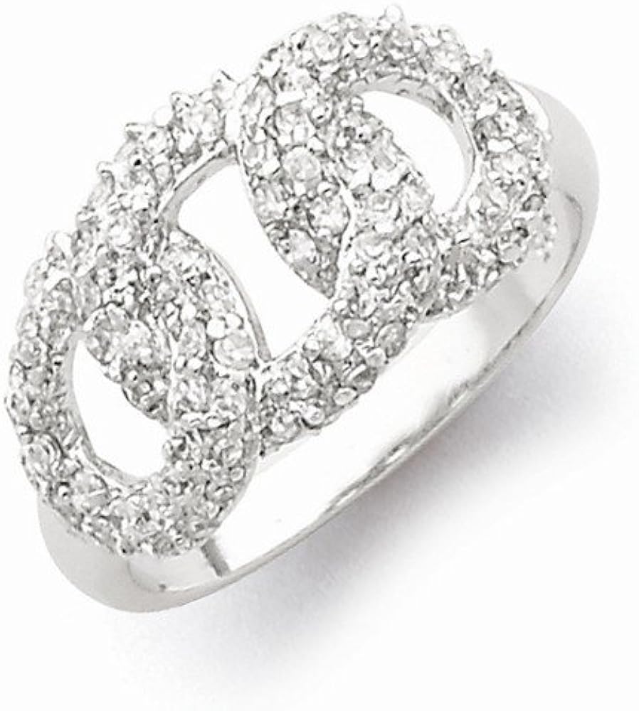 925 Sterling Silver three Circle Ring