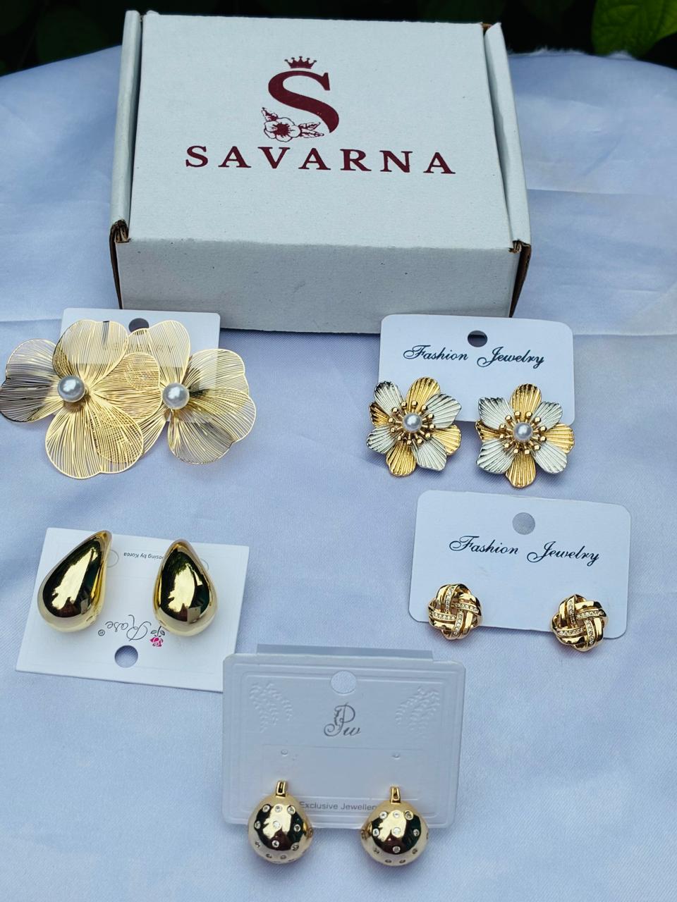 Gold plated Earring Combo Hamper