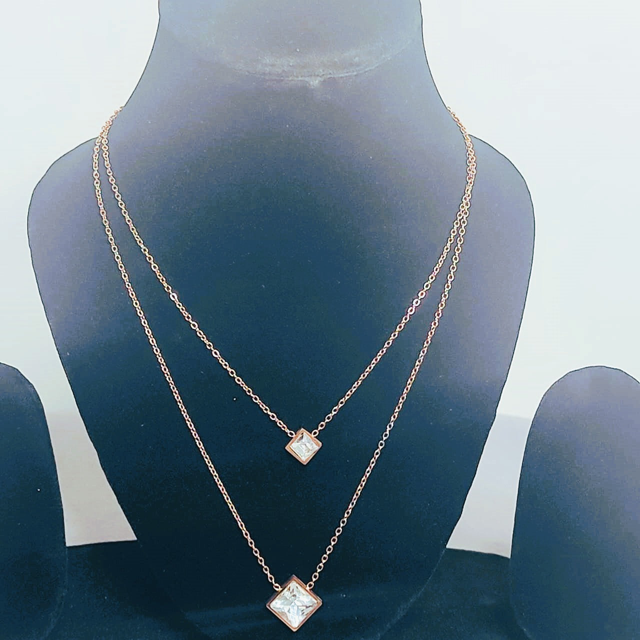 Anti tarnish classy two layered Necklace