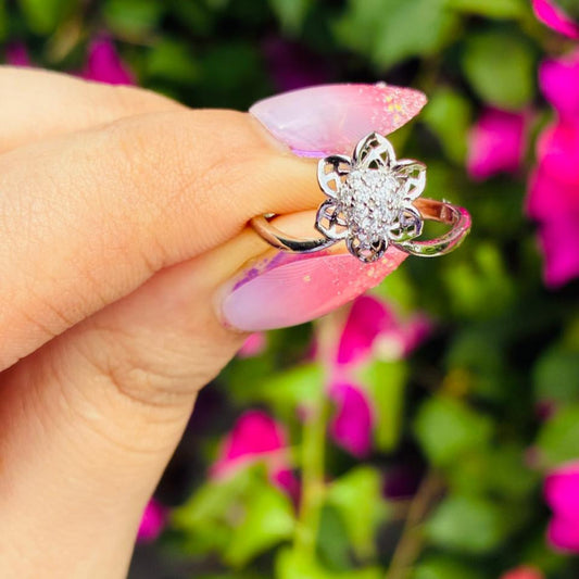 Flower Shape AD Ring