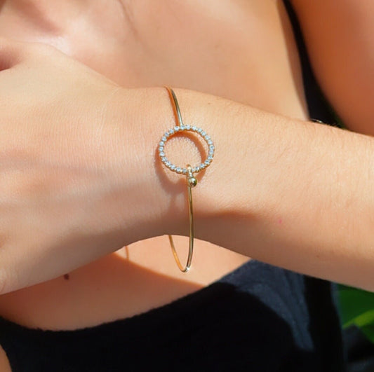 circle Rose Gold Bracelet