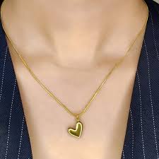 Gold Plated Heart Pendant