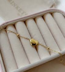 Heart gold plated Bracelet