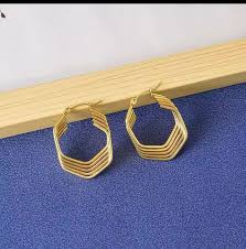 Demifine Gold Hoop Earrings